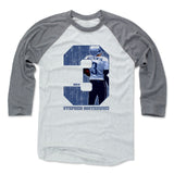 Mens Baseball T-Shirt Heather Gray / Ash