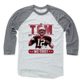 Mens Baseball T-Shirt Heather Gray / Ash