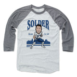 Mens Baseball T-Shirt Heather Gray / Ash