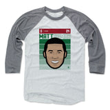 Mens Baseball T-Shirt Heather Gray / Ash