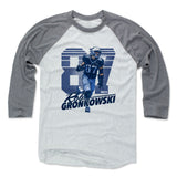 Mens Baseball T-Shirt Heather Gray / Ash