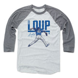Mens Baseball T-Shirt Heather Gray / Ash