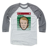 Mens Baseball T-Shirt Heather Gray / Ash