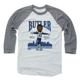 Mens Baseball T-Shirt Heather Gray / Ash
