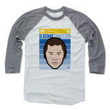 Mens Baseball T-Shirt Heather Gray / Ash