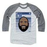Mens Baseball T-Shirt Heather Gray / Ash