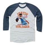 Mens Baseball T-Shirt Indigo / Ash