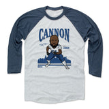 Mens Baseball T-Shirt Indigo / Ash