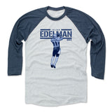 Mens Baseball T-Shirt Indigo / Ash