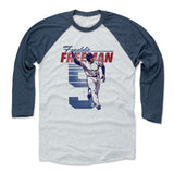 Mens Baseball T-Shirt Indigo / Ash