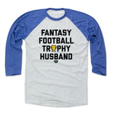 Mens Baseball T-Shirt Royal / Ash