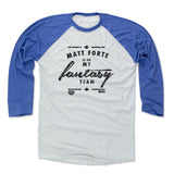 Mens Baseball T-Shirt Royal / Ash