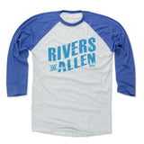 Mens Baseball T-Shirt Royal / Ash