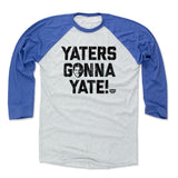Mens Baseball T-Shirt Royal / Ash