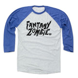 Mens Baseball T-Shirt Royal / Ash