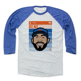 Mens Baseball T-Shirt Royal / Ash