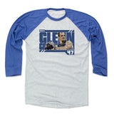 Mens Baseball T-Shirt Royal / Ash
