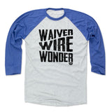 Mens Baseball T-Shirt Royal / Ash
