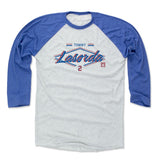 Mens Baseball T-Shirt Royal / Ash