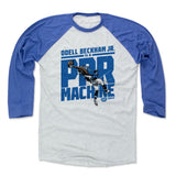 Mens Baseball T-Shirt Royal / Ash