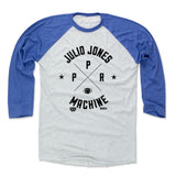 Mens Baseball T-Shirt Royal / Ash