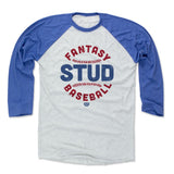 Mens Baseball T-Shirt Royal / Ash