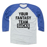 Mens Baseball T-Shirt Royal / Ash