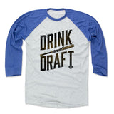 Mens Baseball T-Shirt Royal / Ash