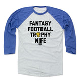 Mens Baseball T-Shirt Royal / Ash