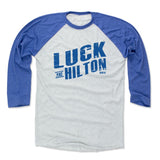 Mens Baseball T-Shirt Royal / Ash