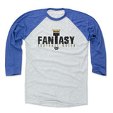 Mens Baseball T-Shirt Royal / Ash