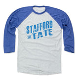 Mens Baseball T-Shirt Royal / Ash