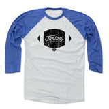 Mens Baseball T-Shirt Royal / Ash