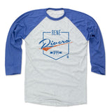 Mens Baseball T-Shirt Royal / Ash