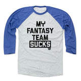Mens Baseball T-Shirt Royal / Ash
