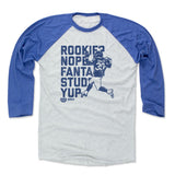 Mens Baseball T-Shirt Royal / Ash