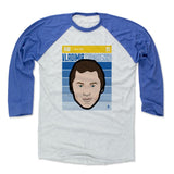 Mens Baseball T-Shirt Royal / Ash