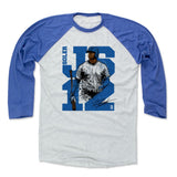 Mens Baseball T-Shirt Royal / Ash