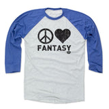 Mens Baseball T-Shirt Royal / Ash
