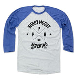 Mens Baseball T-Shirt Royal / Ash