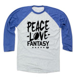 Mens Baseball T-Shirt Royal / Ash