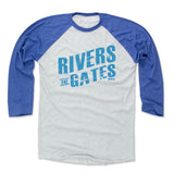 Mens Baseball T-Shirt Royal / Ash