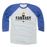 Mens Baseball T-Shirt Royal / Ash