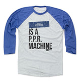 Mens Baseball T-Shirt Royal / Ash