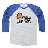 Mens Baseball T-Shirt Royal / Ash