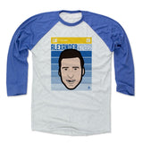 Mens Baseball T-Shirt Royal / Ash