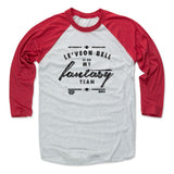 Mens Baseball T-Shirt Red / Ash