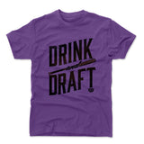 Mens Cotton T-Shirt Purple