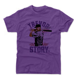 Mens Cotton T-Shirt Purple