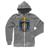 Mens Zip Hoodie Heather Gray